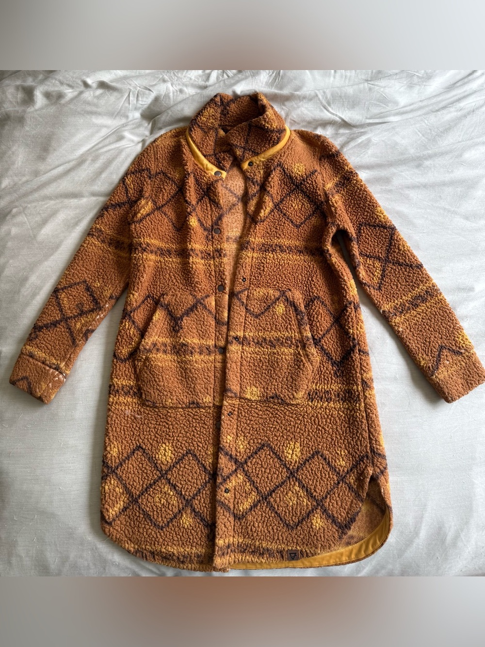 LIV Outdoor Long Button Up Fleece Jacket